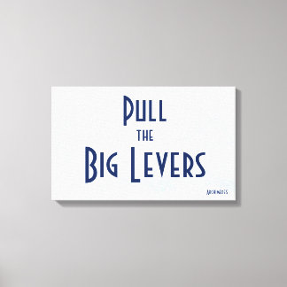 Archimedes Lever Motivatie Canvas Afdruk