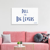 Archimedes Lever Motivatie Canvas Afdruk (Insitu (Woonkamer))