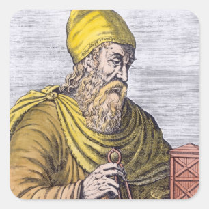 Archimedes Vierkante Sticker