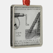 Archimedesschroef Metalen Ornament (Rechts)