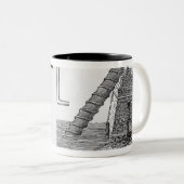 Archimedesschroef Tweekleurige Koffiemok (Voorkant rechts)