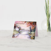 Arching Bridge New Home We hebben onze aankondigin Aankondiging (Voorkant)