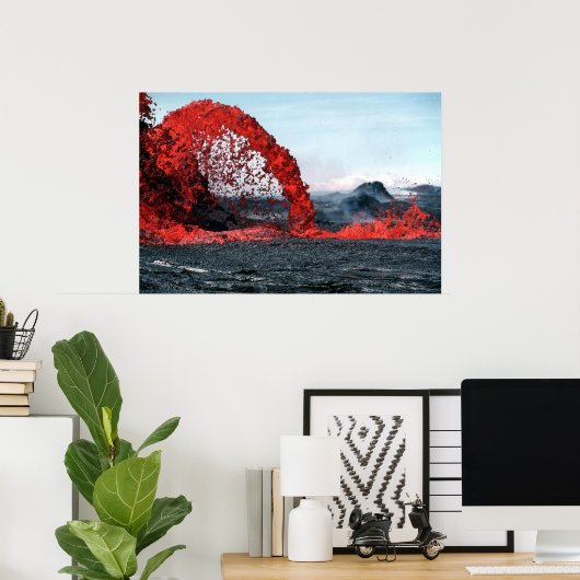 Arching Fountain Poster (Thuiskantoor)