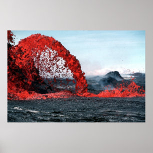 Arching Fountain Poster