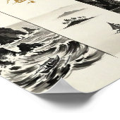 Archipel-Three Zeeën van de Filipijnen Sumi-e Poster (Hoek)