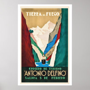 Archipel van Vuurland Land van Vuur Poster
