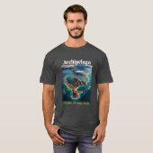 Archipelago Cluster Houtskool Heather T-shirt (Voorkant volledig)