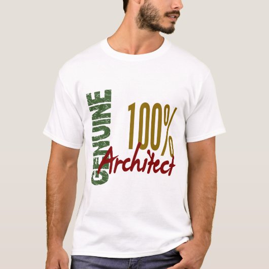 Architect 100% Echte T-shirt (Voorkant)