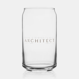 ARCHITECT 16 oz Drink Glas / Sepia