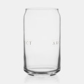 ARCHITECT 16 oz Drink Glas / Sepia (Links)