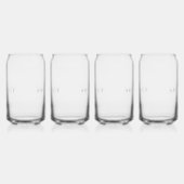 ARCHITECT 16 oz Drinkglazen Set (4) / Zwart Blikvorm Glas (Rechts)