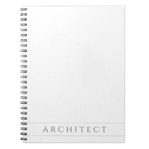 ARCHITECT 6.5x8.75 Spiraalschrift / Grijs Notitieboek