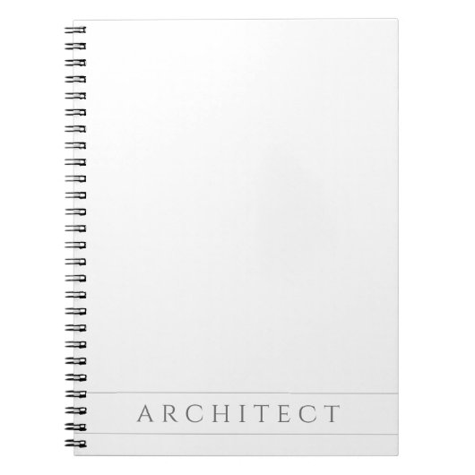 ARCHITECT 6.5x8.75 Spiraalschrift / Grijs Notitieboek (Voorkant)