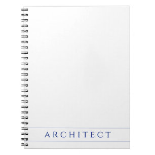 ARCHITECT 6.5x8.75 spiraalschrift / Navy Blue Notitieboek