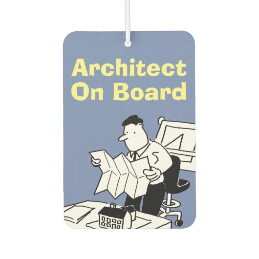 Architect Aan Boord Luchtverfrisser (Voorkant)
