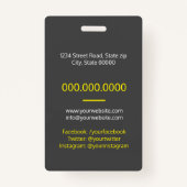 Architect / Aannemer Badge (Achterkant)