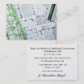 Architect / Aannemer / Bouwer Kaart - SRF Visitekaartje (Voorkant / Achterkant)