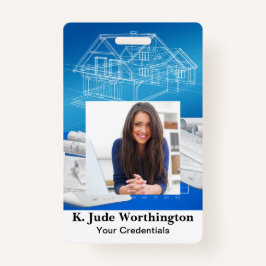 Architect aannemer onroerend goed - Bekijk terug Badge