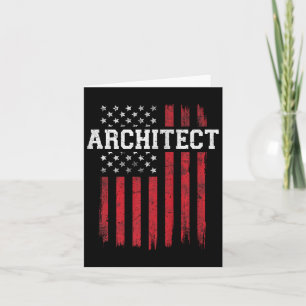 Architect Amerikaanse vlag USA Patriot Patriottisc Kaart