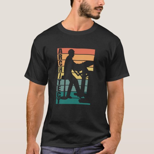 Architect architecture interior designer city plan t-shirt (Voorkant)