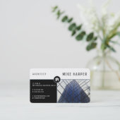 Architect | Architectuur Design zwart Visitekaartje (Staand voorkant)