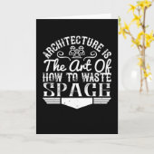 Architect - architectuur is de kunst om ruimte te kaart (Gele Bloem)