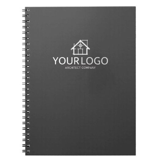 Architect Bedrijfs Opstart Zakelijk Logo Briefpapi Notitieboek (Voorkant)