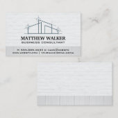 Architect | Bedrijfskaart voor thuisreparatie Visitekaartje (Voorkant / Achterkant)
