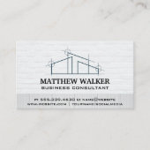 Architect | Bedrijfskaart voor thuisreparatie Visitekaartje (Voorkant)