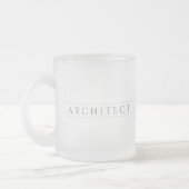 ARCHITECT Bevroren Glas Mok / Grijs (Links)