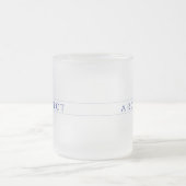 ARCHITECT Bevroren Glas Mok / Navy Blauwe (Center)