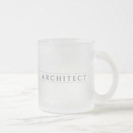 ARCHITECT Bevroren Glas Mok / Zwart