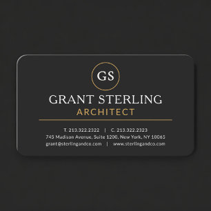 Architect Black Gold Professional Visitekaartje