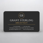 Architect Black Gold Professional Visitekaartje