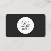 Architect Black Logo QR Code Professional Visitekaartje (Achterkant)