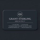 Architect Black Professional Visitekaartje