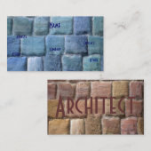 Architect Blue Sandstone I Visitekaartje (Voorkant / Achterkant)