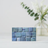 Architect Blue Sandstone I Visitekaartje (Staand voorkant)