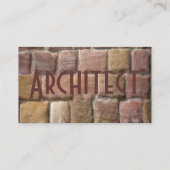 Architect Blue Sandstone I Visitekaartje (Achterkant)