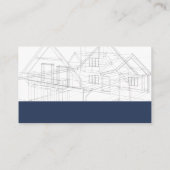 Architect Blueprint | Logo Huiseigendom Visitekaartje (Achterkant)