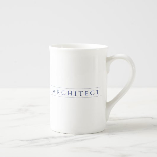 ARCHITECT Bone China Mok / Navyblauw (Rechts)