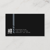 Architect Bouw Handel Vaardigheden Gouden Streep Visitekaartje (Achterkant)