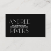 Architect, Bouwer, Algemeen Contractant Business Visitekaartje (Achterkant)