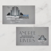 Architect, Bouwer, Algemeen Contractant Business Visitekaartje (Voorkant / Achterkant)