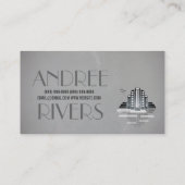 Architect, Bouwer, Algemeen Contractant Business Visitekaartje (Achterkant)