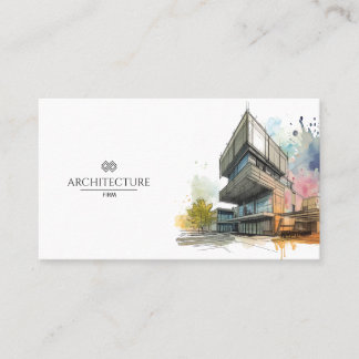 Architect Bouwer Waterverf Bedrijfsbranding Visitekaartje