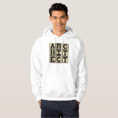 Architect, Bouwontwerper Hoodie (Voorkant volledig)
