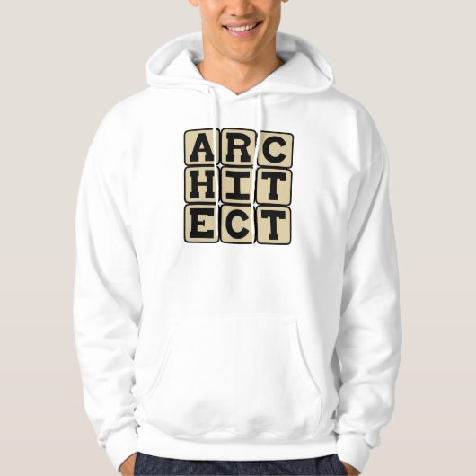 Architect, Bouwontwerper Hoodie (Voorkant)