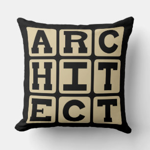 Architect, Bouwontwerper Kussen