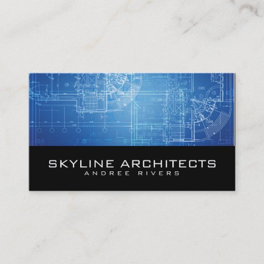 Architect, Builder, algemene contractant Visitekaartje (Voorkant)